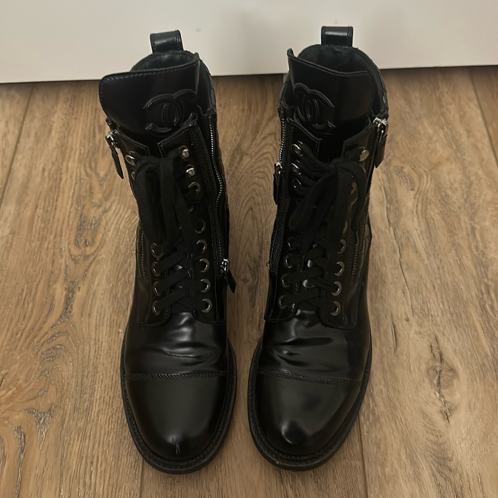 Chanel Combat Boots size 41